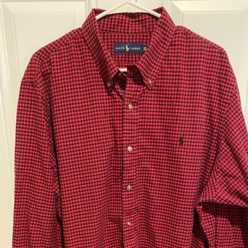 Ralph Lauren Red and blue long sleeve